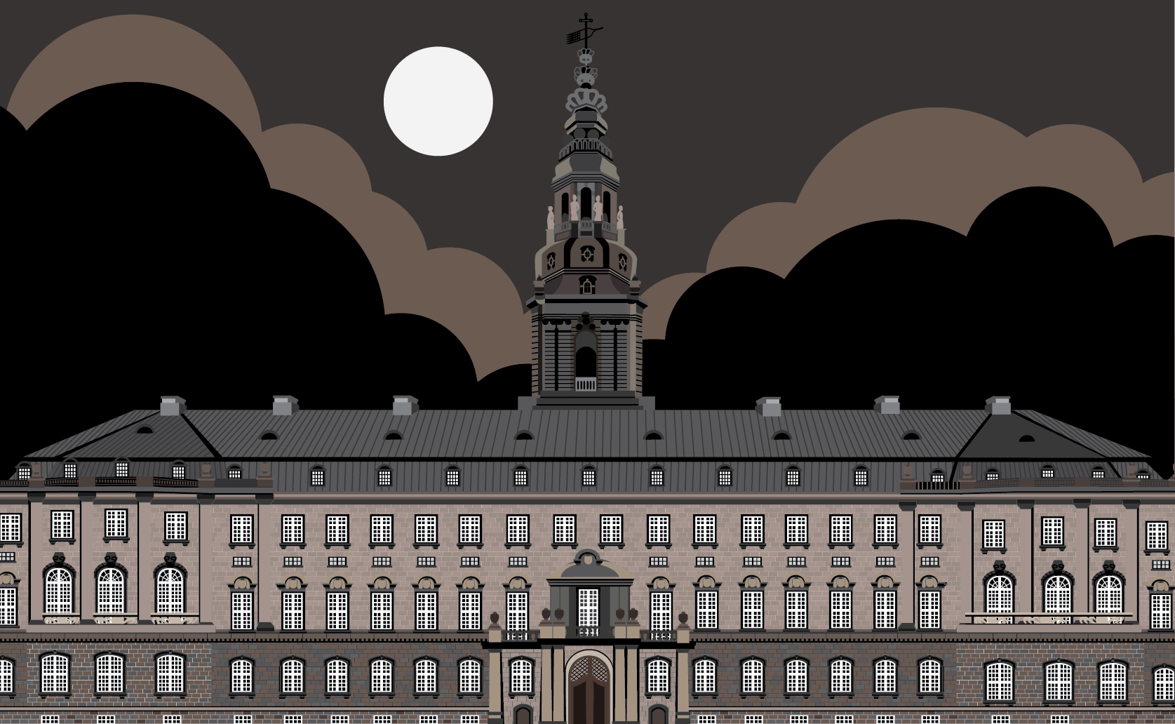 København - Mordet av Christiansborg slott
