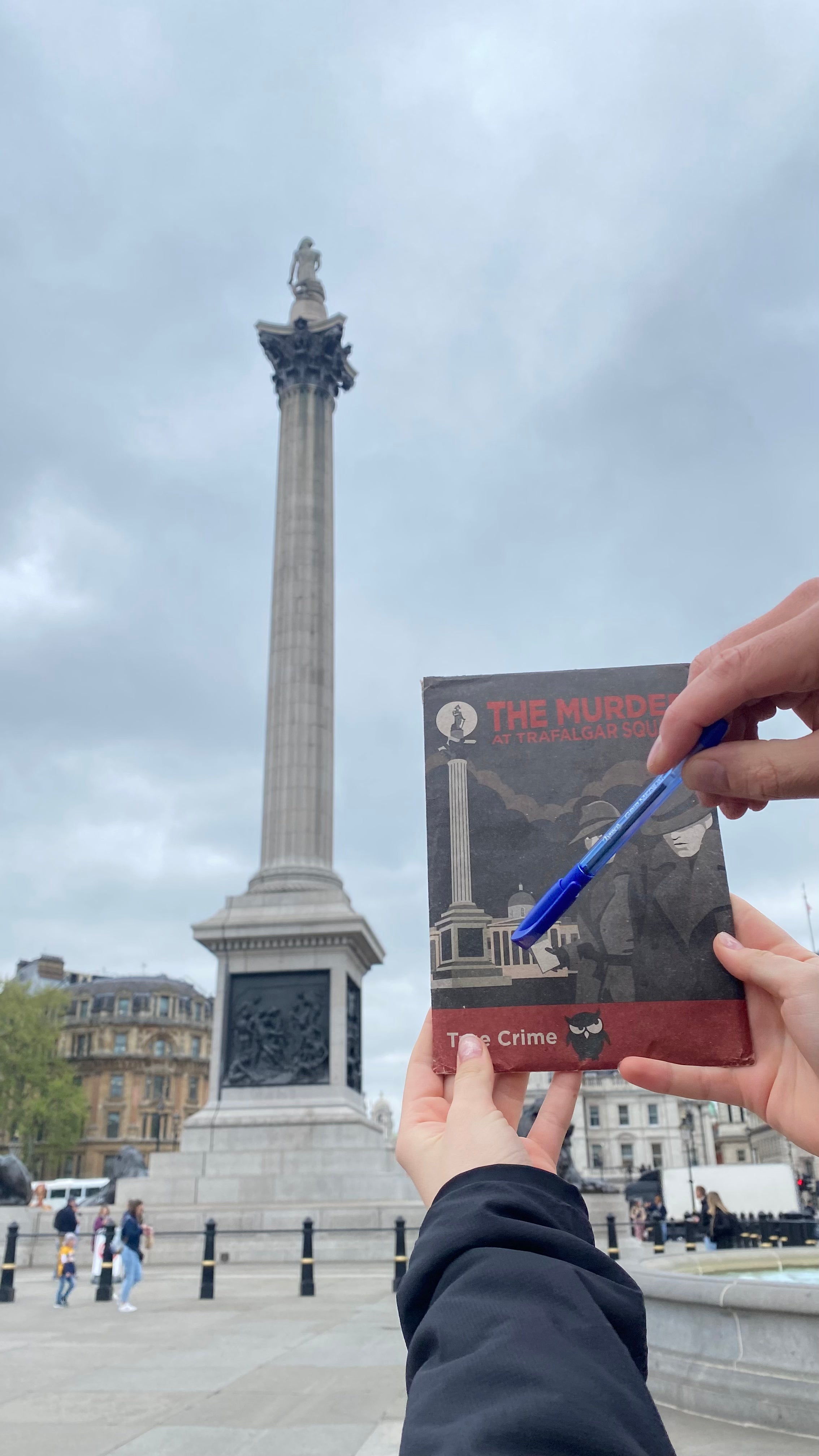 London - Mordet ved Trafalgar Square 